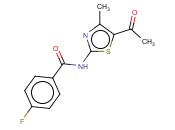 N-(5-ACETYL-4-METHYLTHIAZOL-2-YL)-4-FLUOROBENZAMIDE