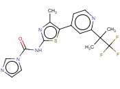 N-(4-METHYL-5-(2-(1,1,1-TRIFLUORO-2-METHYLPROPAN-2-YL)PYRIDIN-4-YL)THIAZOL-2-YL)-1H-IMIDAZOLE-1-CARBOXAMIDE