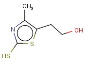 <span class='lighter'>二</span><span class='lighter'>巯基</span>-4-甲基-5-羟基乙基噻唑