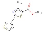 METHYL 4-METHYL-2-(THIOPHEN-3-YL)-1,3-THIAZOLE-5-CARBOXYLATE