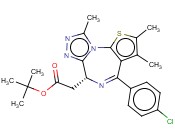 (R)-(-)2-(4-(4-氯苯基)-2,3,9-<span class='lighter'>三</span>甲基-6H-噻吩并[3,2-F][1,2,4]<span class='lighter'>三</span>唑并[4,3-A][1,4]二<span class='lighter'>氮</span>杂环庚烷-6-<span class='lighter'>基</span>)<span class='lighter'>乙酸</span>叔丁酯