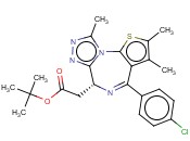 (R)-(-)-tert-Butyl 2-(4-(4-chlorophenyl)-2,3,9-trimethyl-6H-thieno[3,2-f][1,2,4]triazolo[4,3-a][1,4]diazepin-6-yl)acetate