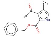 1H-PYRROLE-2-CARBOXYLIC ACID, 3-ACETYL-4-METHYL, PHENYLMETHYL ESTER