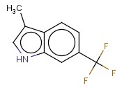 6-(TRIFLUOROMETHYL)-3-<span class='lighter'>METHYLINDOLE</span>