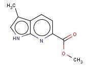 METHYL 3-METHYL-7-AZAINDOLE-6-<span class='lighter'>CARBOXYLATE</span>