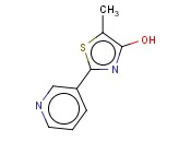 5-methyl-2-(3-<span class='lighter'>pyridinyl</span>)-<span class='lighter'>1,3-thiazol-4-ol</span>