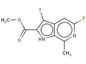 METHYL 5-FLUORO-3-IODO-7-METHYL-1H-PYRROLO[2,3-C]PYRIDINE-2-CARBOXYLATE