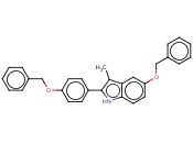 3-METHYL-5-(PHENYLMETHOXY)-2-[4-(PHENYLMETHOXY)PHENYL]-1H-INDOLE