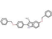 3-甲基-5-苄<span class='lighter'>氧基</span>-2-(4-苄<span class='lighter'>氧基</span><span class='lighter'>苯基</span>)-1H-吲哚