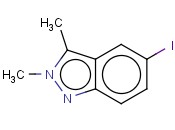 2,3-DIMETHYL-5-<span class='lighter'>IODO</span>-2H-INDAZOLE
