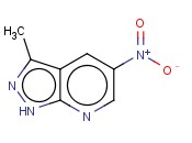 3-METHYL-5-NITRO-1H-<span class='lighter'>PYRAZOLO</span>[<span class='lighter'>3,4</span>-B]PYRIDINE