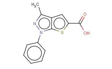 3-METHYL-1-PHENYL-1H-THIENO[2,3-C]PYRAZOLE-5-CARBOXYLIC ACID