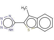 3-甲基-2-(1H-5-四唑基)<span class='lighter'>苯</span><span class='lighter'>并</span><span class='lighter'>噻吩</span>