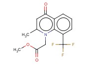 (2-METHYL-4-OXO-8-TRIFLUOROMETHYL-4H-QUINOLIN-1-YL)-ACETIC ACID METHYL ESTER