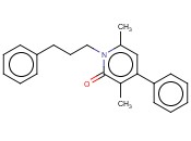 N-(3-PHENYLPROPYL)-3,6-DIMETHYL-4-PHENYL-2-PYRIDINONE