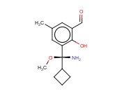 3-[(S)-AMINO(CYCLOBUTYL)METHOXYMETHYL]-2-HYDROXY-5-METHYLBENZALDEHYDE