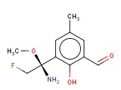 3-[(1R)-1-AMINO-2-FLUORO-1-METHOXYETHYL]-2-HYDROXY-5-METHYLBENZALDEHYDE
