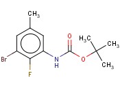 TERT-BUTYL 3-BROMO-2-FLUORO-5-METHYLPHENYLCARBAMATE