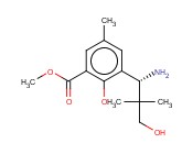 METHYL 3-[(1R)-1-AMINO-3-HYDROXY-2,2-DIMETHYLPROPYL]-2-HYDROXY-5-METHYLBENZOATE