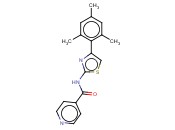 N-[4-(2,4,6-TRIMETHYLPHENYL)-2-THIAZOLYL]-4-PYRIDINECARBOXAMIDE