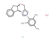 (+)-(5AR,10BS)-5A,10B-DIHYDRO-2-(2,4,6-TRIMETHYLPHENYL)-4H,6H-INDENO[2,1-B][1,2,4]TRIAZOLO[4,3-D][1,4]OXAZINIUM CHLORIDE MONOHYDRATE