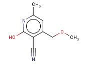 2-羟基-4-<span class='lighter'>甲</span>氧基<span class='lighter'>甲基</span>-6-<span class='lighter'>甲基</span>-5-硝基<span class='lighter'>烟酸</span>腈