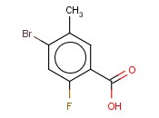 4-<span class='lighter'>溴</span>-2-氟-5-甲基<span class='lighter'>苯甲酸</span>