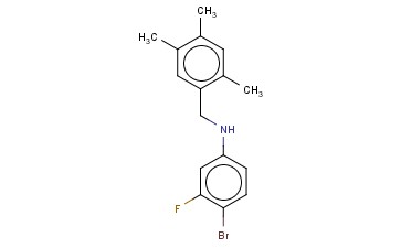 4-BROMO-3-FLUORO-N-[(2,4,5-TRIMETHYLPHENYL)METHYL]ANILINE