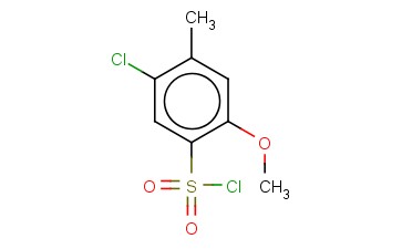 <span class='lighter'>5-CHLORO-2-METHOXY-4-METHYLBENZENESULFONYL</span> <span class='lighter'>CHLORIDE</span>