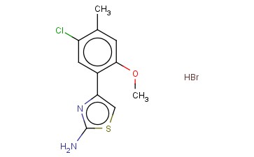 4-(5-CHLORO-2-METHOXY-4-METHYLPHENYL)-1,3-THIAZOL-2-AMINE HYDROBROMIDE