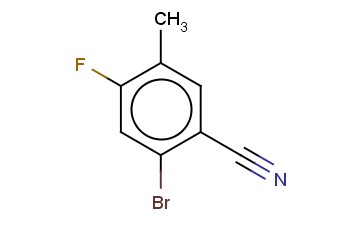 2-溴-4-<span class='lighter'>氟</span>-5-甲基<span class='lighter'>苯</span><span class='lighter'>腈</span>