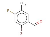 2-<span class='lighter'>溴</span>-4-氟-5-甲基<span class='lighter'>苯</span><span class='lighter'>甲醛</span>