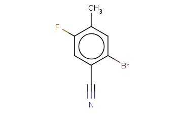 2-溴-5-<span class='lighter'>氟</span>-4-甲基<span class='lighter'>苯</span><span class='lighter'>甲</span><span class='lighter'>腈</span>