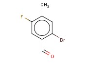 2-<span class='lighter'>溴</span>-5-氟-4-甲基<span class='lighter'>苯</span><span class='lighter'>甲醛</span>
