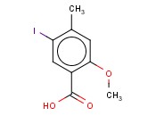 5-碘-2-甲<span class='lighter'>氧基</span>-4-甲基-<span class='lighter'>苯甲酸</span>