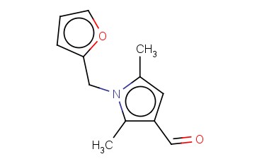 <span class='lighter'>1-FURAN-2-YLMETHYL-2,5-DIMETHYL-1H-PYRROLE-3-CARBALDEHYDE</span>