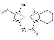 2-(3-FORMYL-2,5-DIMETHYL-1H-PYRROL-1-YL)-4,5,6,7-TETRAHYDRO-1-BENZOTHIOPHENE-3-CARBOXYLIC ACID