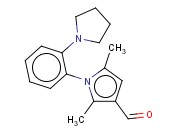 2,5-DIMETHYL-1-(2-PYRROLIDIN-1-YLPHENYL)-1H-PYRROLE-3-CARBALDEHYDE