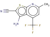 3-<span class='lighter'>氨基</span>-6-<span class='lighter'>甲基</span>-4-(三氟<span class='lighter'>甲基</span>)噻吩[2,3-B]<span class='lighter'>吡啶</span>-2-甲腈