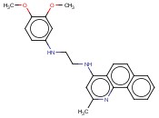 (3,4-DIMETHOXYPHENYL)(2-[(2-METHYLBENZO[H]QUINOLIN-4-YL)AMINO]ETHYL)AMINE