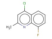 4-CHLORO-8-FLUORO-2-<span class='lighter'>METHYLQUINOLINE</span>