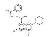 2-[[(1R)-1-[7-甲基-2-(4-吗啉<span class='lighter'>基</span>)-4-氧代-4H-<span class='lighter'>吡啶</span>并[1,2-a]嘧啶-9-<span class='lighter'>基</span>]乙基]<span class='lighter'>氨基</span>]苯<span class='lighter'>甲酸</span>