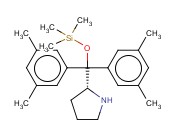 (2R)-2-((<span class='lighter'>3,5-DIMETHYLPHENYL</span>)(<span class='lighter'>3,5-DIMETHYLPHENYL</span>)(TRIMETHYLSILYLOXY)METHYL)PYRROLIDINE