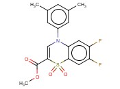 METHYL 4-(3,5-DIMETHYLPHENYL)-6,7-DIFLUORO-4H-1,4-BENZOTHIAZINE-2-CARBOXYLATE 1,1-DIOXIDE