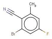 2-Bromo-4-fluoro-6-methylbenzonitrile