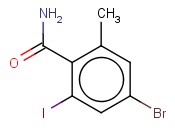 4-BROMO-2-IODO-6-METHYL-BENZAMIDE