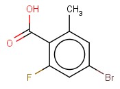 4-BROMO-2-FLUORO-6-METHYLBENZOIC ACID