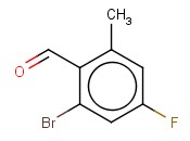 2-溴-4-<span class='lighter'>氟</span>-6-<span class='lighter'>甲基</span><span class='lighter'>苯</span><span class='lighter'>甲醛</span>