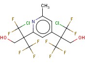 4,6-BIS((3-CHLORO-3,3-DIFLUORO-2-HYDROXY-2-TRIFLUOROMETHYL)PROPYL)-<span class='lighter'>2-PICOLINE</span>