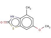 6-甲氧基-4-甲基-2(3H)-<span class='lighter'>苯</span><span class='lighter'>并</span><span class='lighter'>噻唑</span>酮